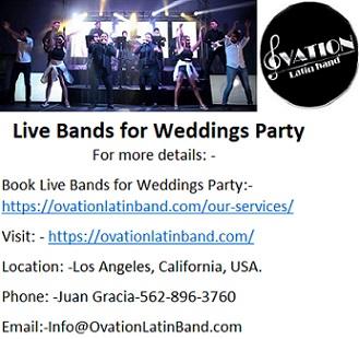 Grupo Versatil Live Bands for Weddings Party in California.