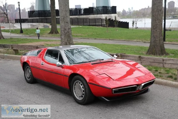  21769 1973 Maserati Bora Red