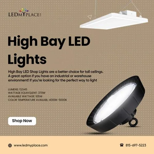 Buy Now High Bay LED Lights Amazing Lighting For Large Spaces