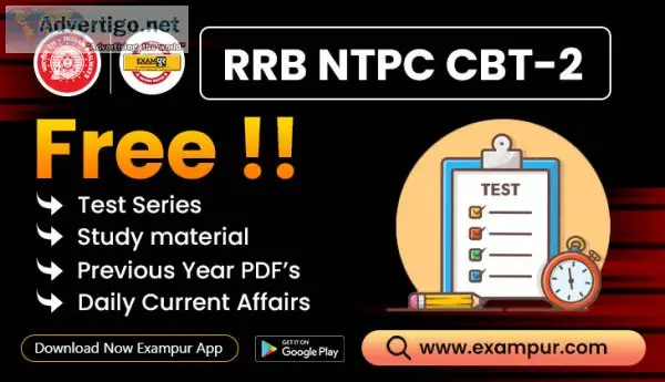 Taking stress for rrb-ntpc cbt-2 exam?