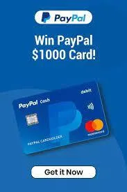 Get a 1000 Paypal Gift Card to Spend