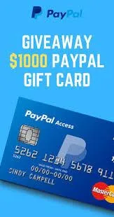 usa paypal giftcard free 1000
