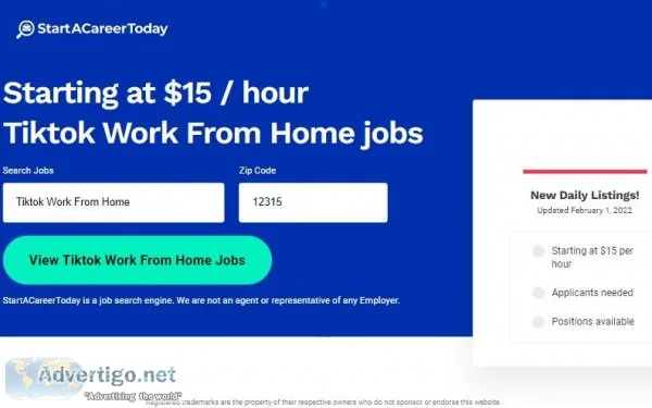 Work From Home Jobs