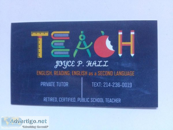 LANGUAGE ARTS PRIVATE TUTORING