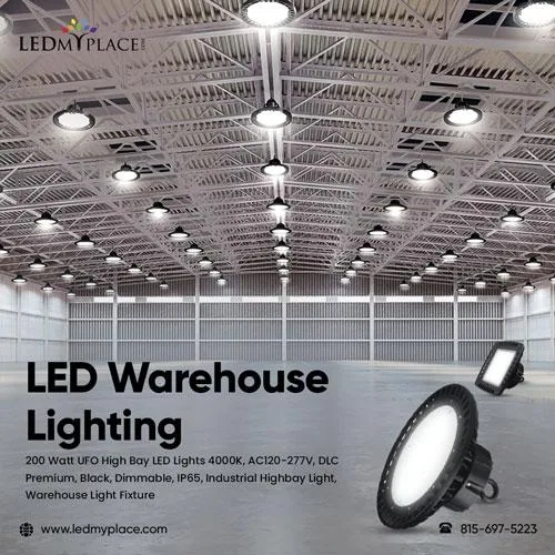 Get a High Brightness Lighting Fixture with LED Warehouse Lighti