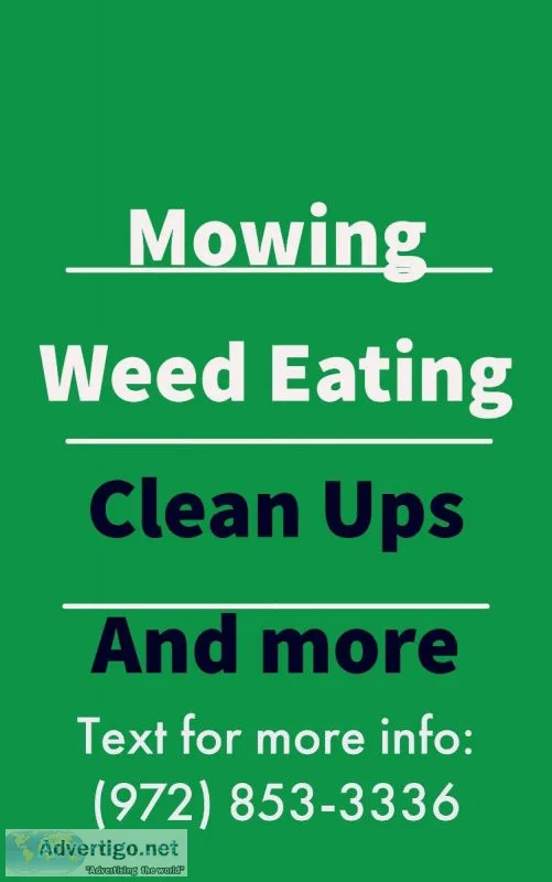 Lawn care for Irving and Mid-Cities area