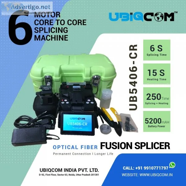 6 motor fiber optic splicing machine - ubiqcom