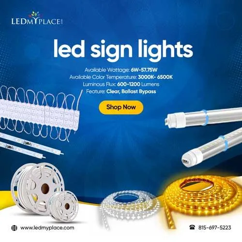 Purchase Now LED Sign Lights the Right Choice for Your Advertisi