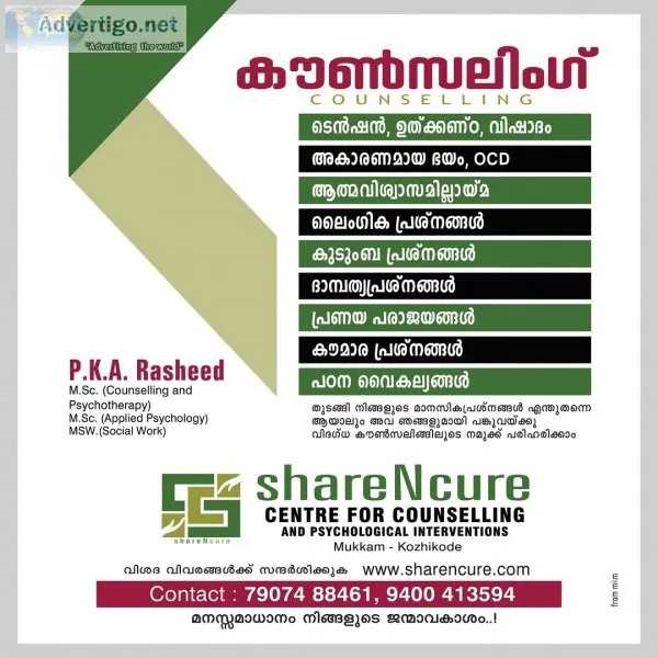 Counseling centre in malappuram