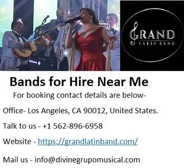 Professional Latin Bands for Hire Near Me at a nominal rate.