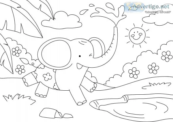 children coloring paper