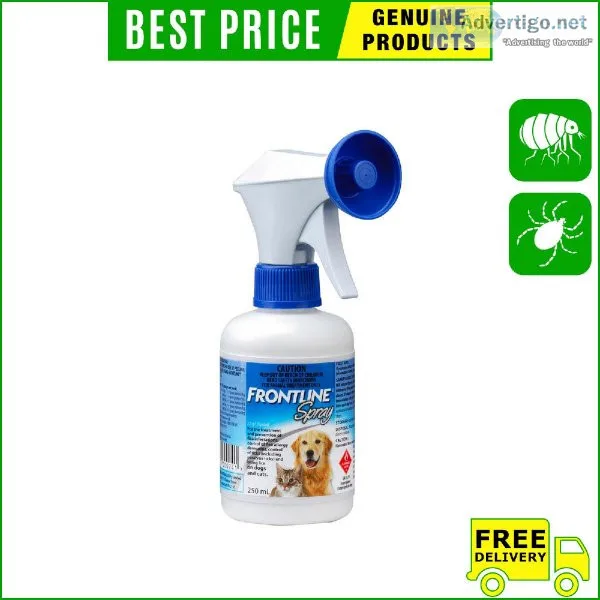Frontline Spray 250 mL for Dogs and Cats Flea Tick Prevention