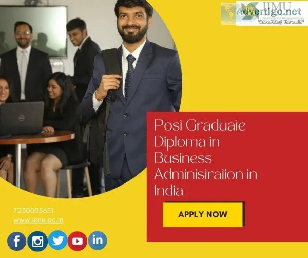 POST-GRADUATE DIPLOMA PROGRAM IN INDIA - IIMU