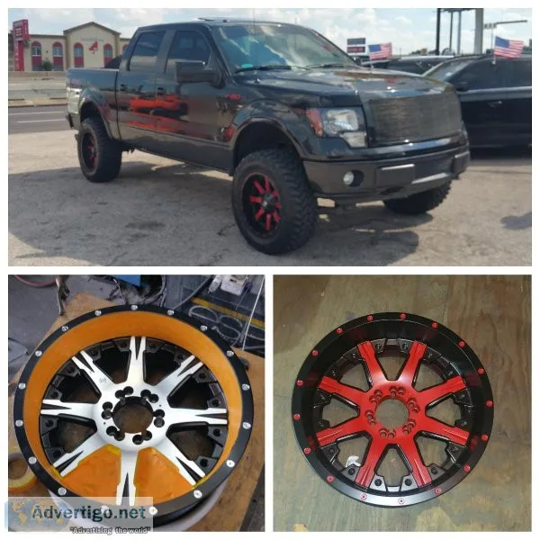 Custom Wheel Painting and Powder Coating