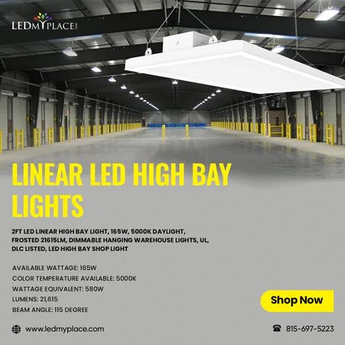 Purchase Now UL RoHS and DLC Certified Linear LED High Bay Light