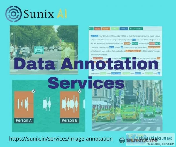 Top data annotation services - sunix ai