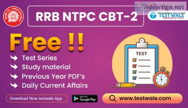 Last-minute practise for the rrb ntpc cbt 2 exam