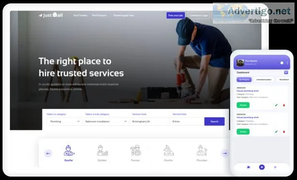 Expert home service app development