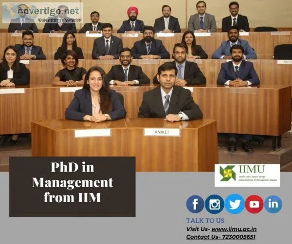 PhD Courses in Management - IIMU