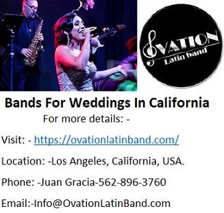 Hire Professional Latin Bands For Weddings In California.