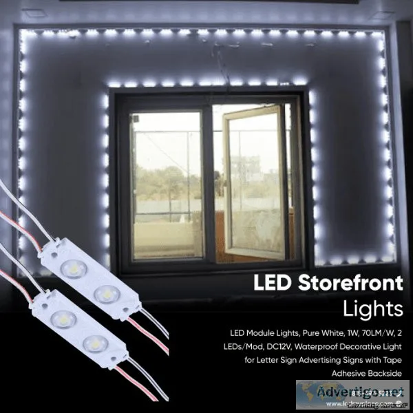 Shop Now LED Storefront Lights Adds Excellent Advertising Signs 
