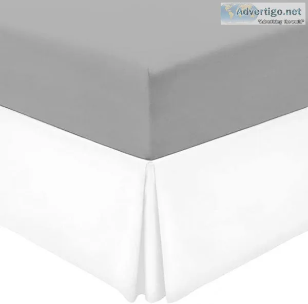 Order Now White Queen Bed Skirt Offers  Mellanni