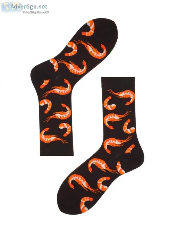 Shop Animal Print Shrimp Socks Online - Sock O Mania