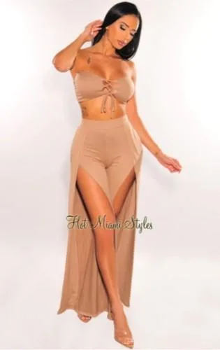 Buy Fashionable Palazzo Pant Two Piece Set - Hot Miami Styles