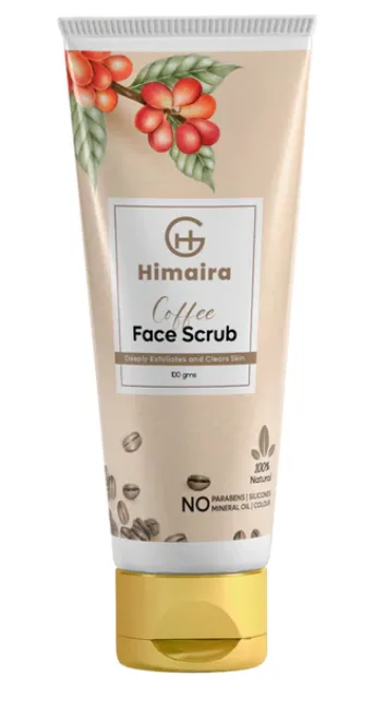 Affordable caffeine face scrub in india