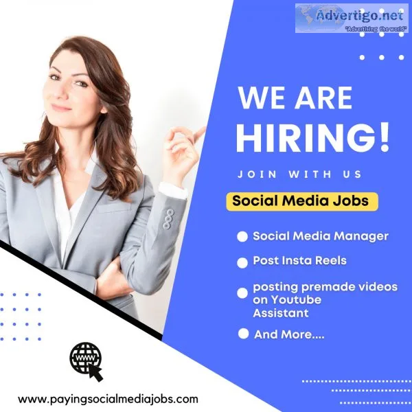 Online Social Media Jobs That Pay 25 - 50 Per Hour. No Experienc