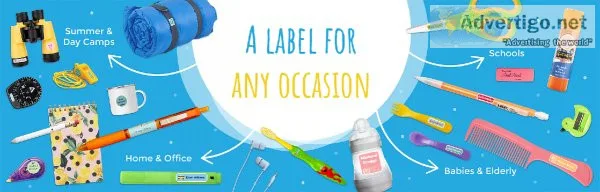School And Camp Labels