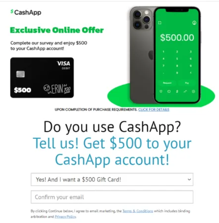 Get 500 on Your CashApp to Spend (US)