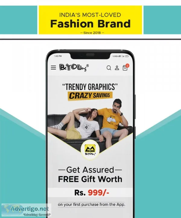 Order online from beyoung app to get latest style