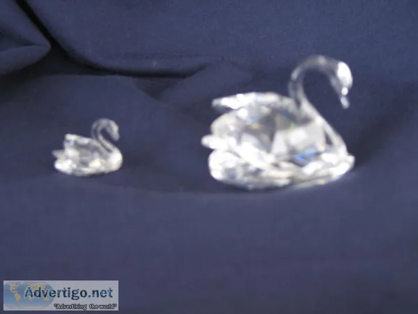 SWAROVSKI CRYSTAL SWANS