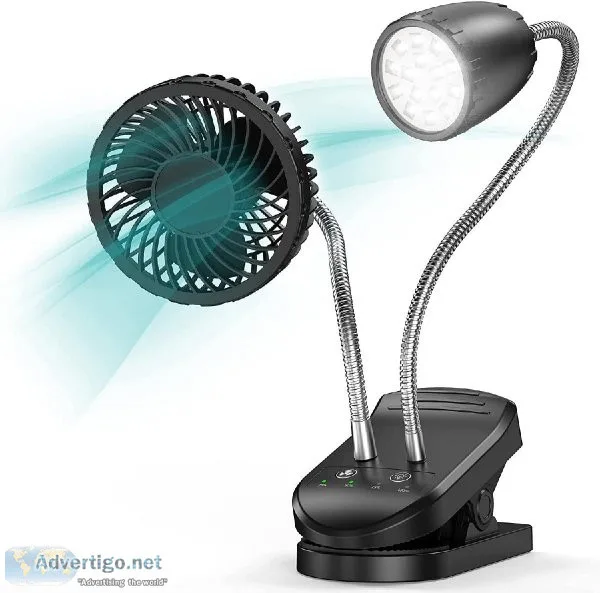 Panergy Clip Fan with LED Light