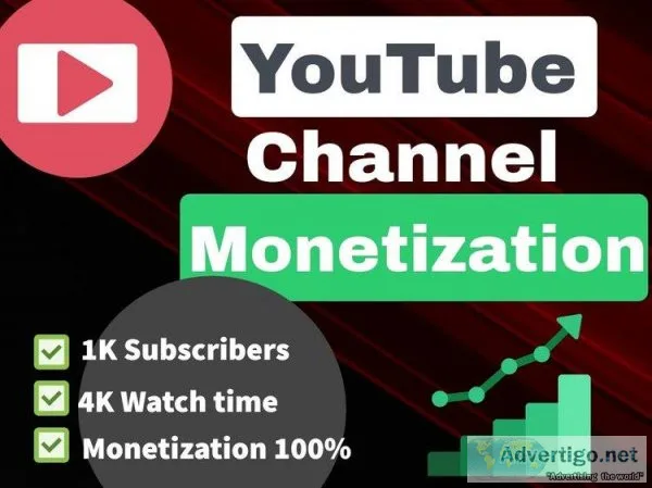 You tube chennel Monetization