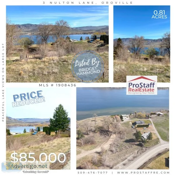 Peaceful Lake Views on Large Lot