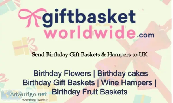 Birthday gift basket uk with safe and secure payment methods