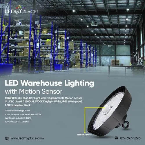 Grab the Deal LED Warehouse Lighting with Motion Sensor at Cheap