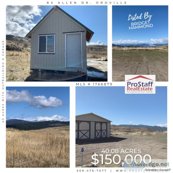 40 Acres with Outbuilding and Garage