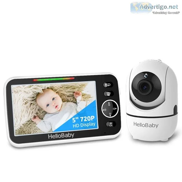 Baby Monitor- 5&quot 720P HD Display Video Baby Monitor