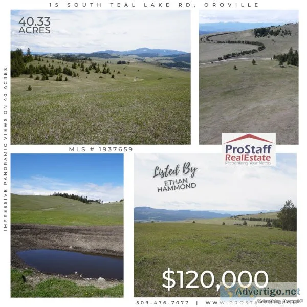 Impressive Panoramic Views on 40 Acres