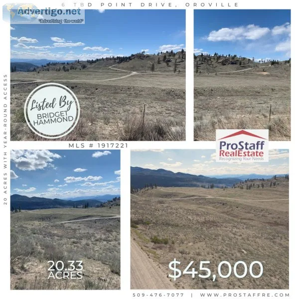 20 Acres with Year-Round Access