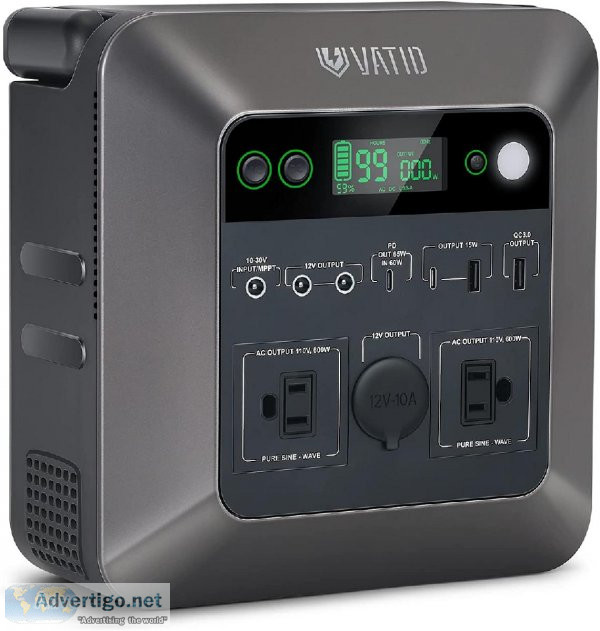 Ultra-light Rechargeable Power Station (Black)