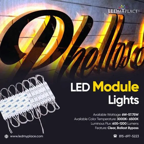 Shop Now LED Module Lights for Outdoor Advertising