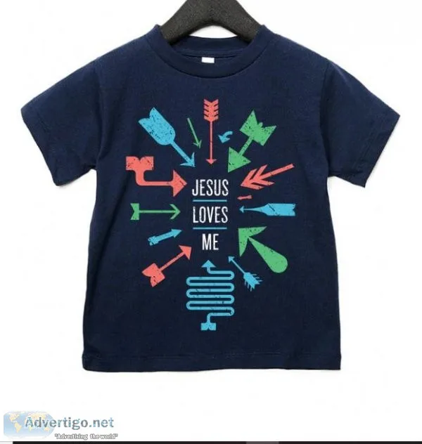 Shop Jesus Loves Me T-Shirt Online - Listener Kids