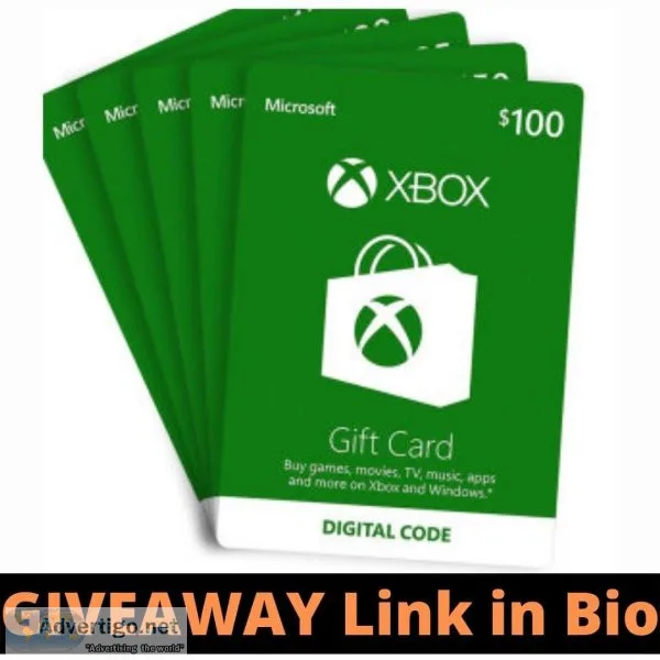 Get Xbox Gift Card Free Just Submit Your Email and Zip Code.