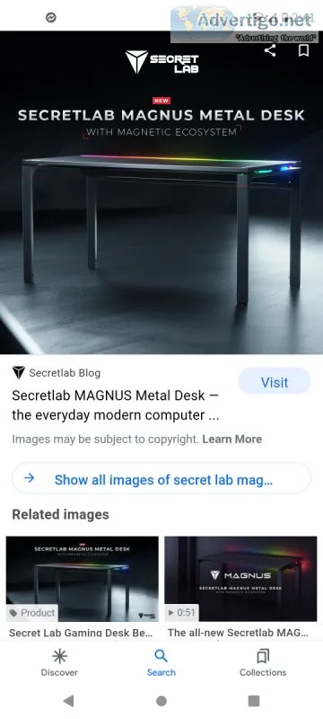 Secret lab magnus metal desk