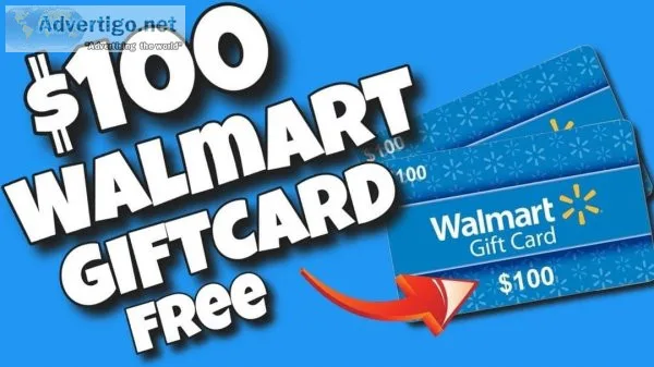 100 Walmart Gift Card Free Giveaway