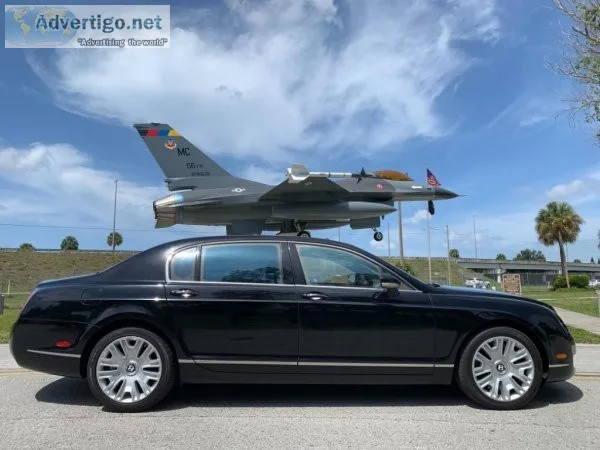 2006 Bentley Continental Flying Spur  Black on Black  Tampa Bay 